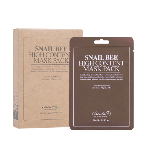 Snail Bee High Content Mask Pack - 10pcs Box