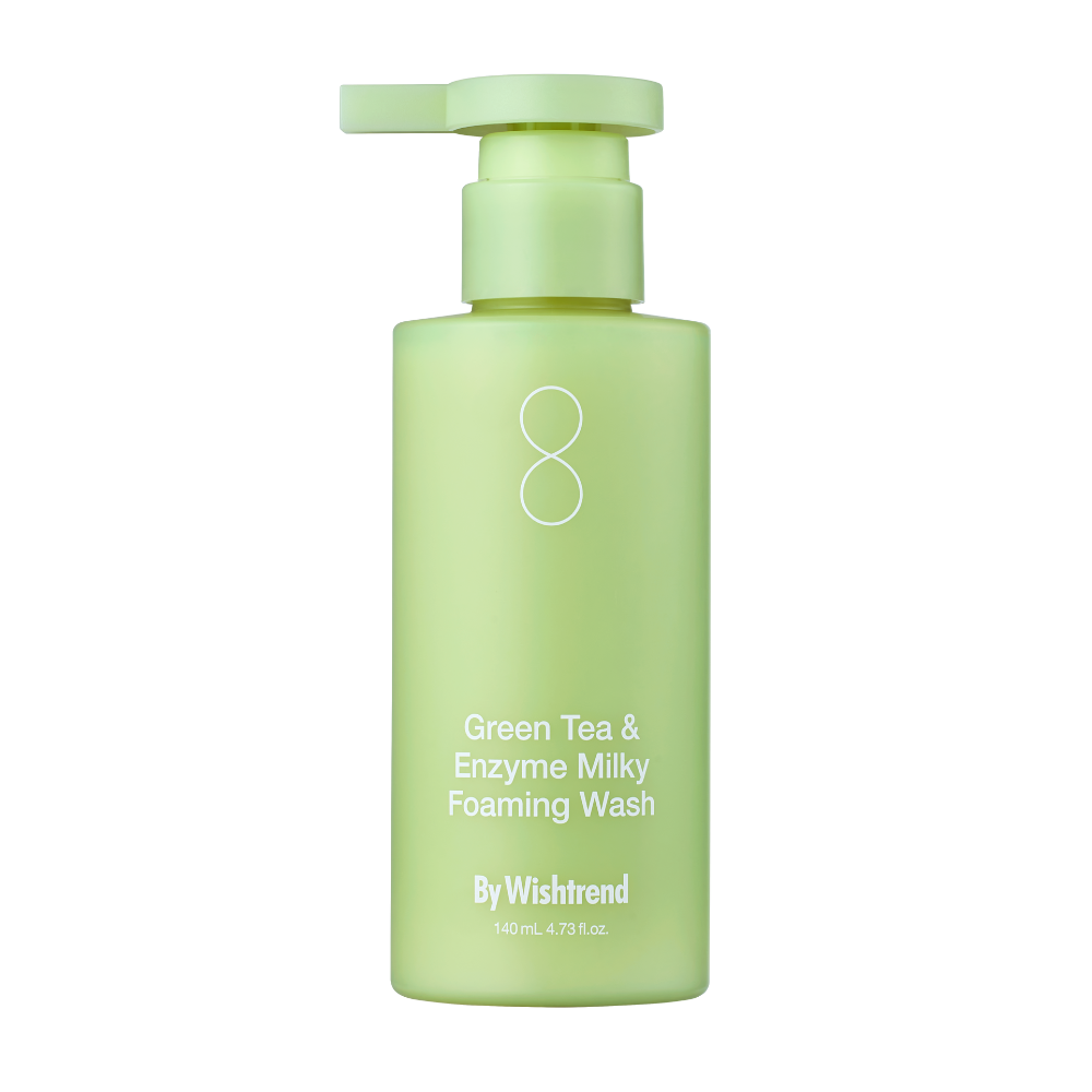 BY WISHTREND Green Tea & Enzyme Milky Foaming Wash (140ml) PURESEOUL