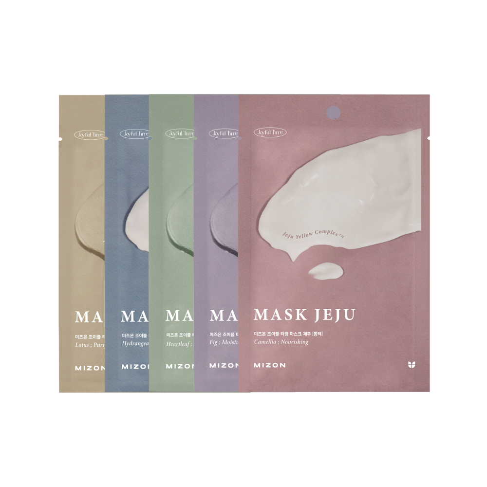 Joyful Time Sheet Mask Jeju - 5 Types (1pc)