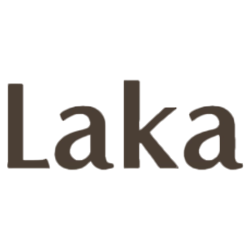Brown Logo of famous Korean Makeup brand LAKA