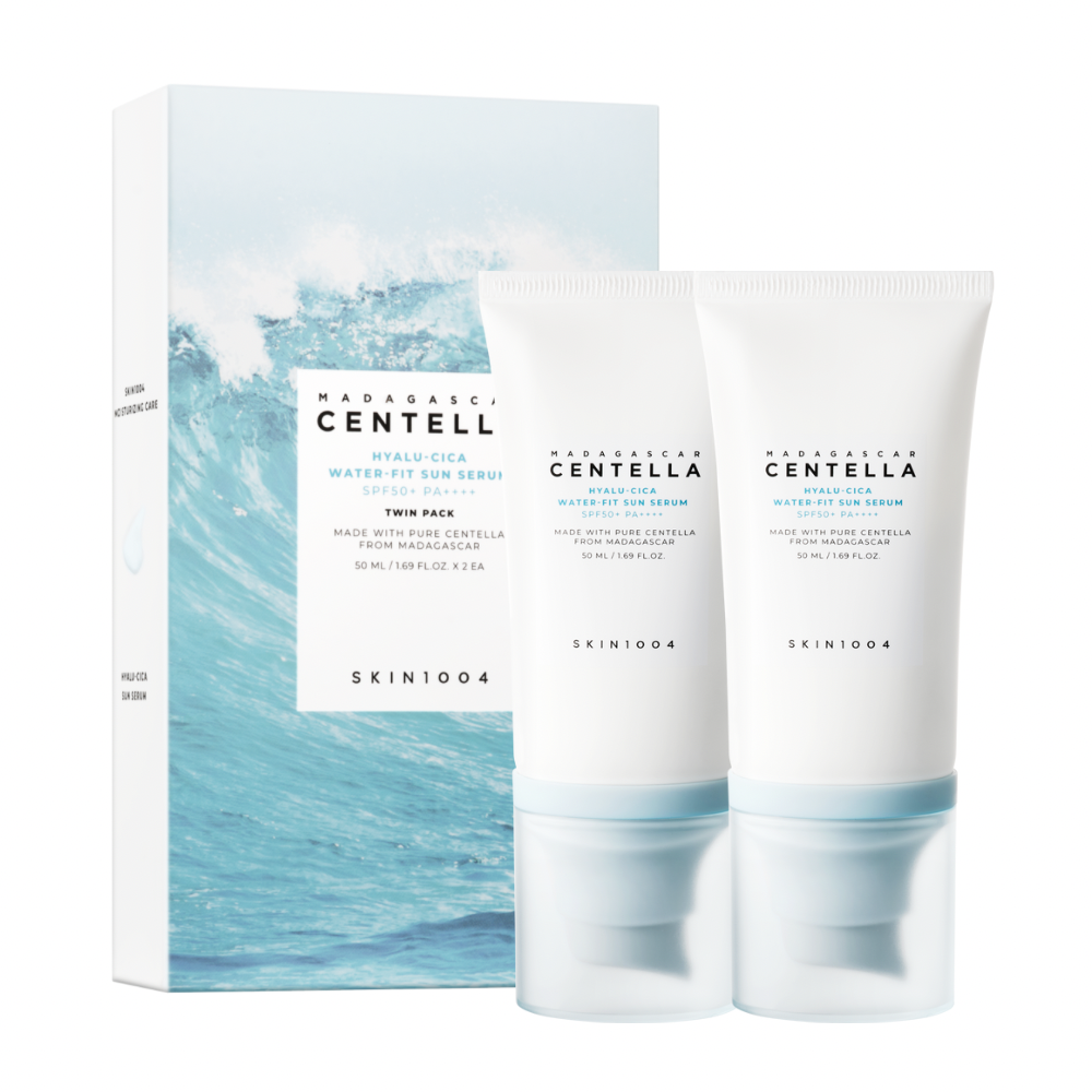 Twin Pack: Madagascar Centella Hyalu-Cica Water-Fit Sun Serum (50ml)