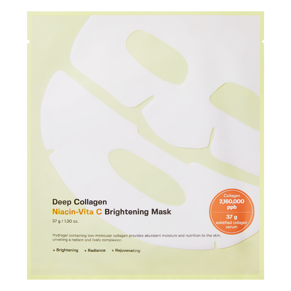 Deep Collagen Niacin Vita C Brightening Mask - 1pc