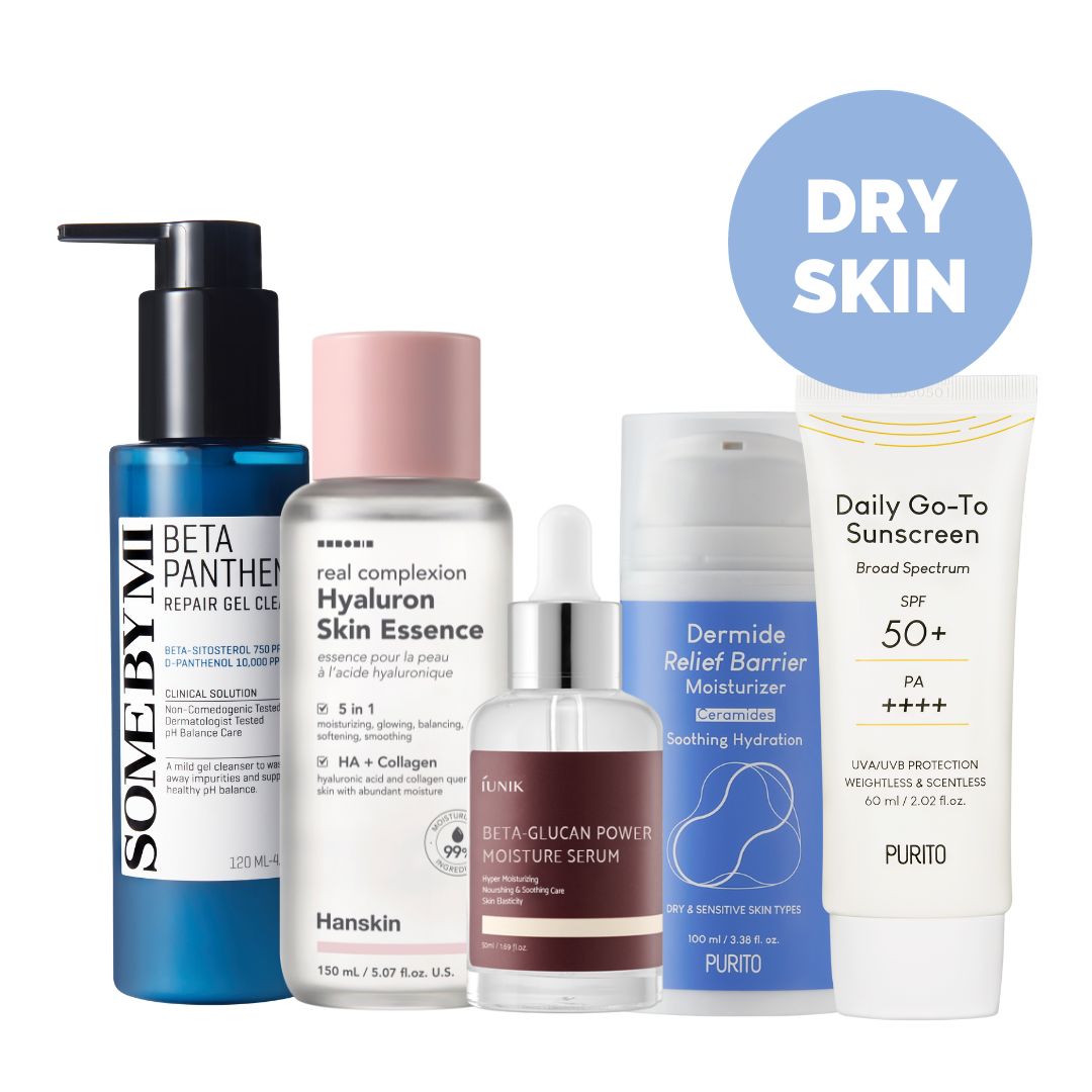 Dry Skin - 5 Step Skincare Routine (Inc. 5 Items)