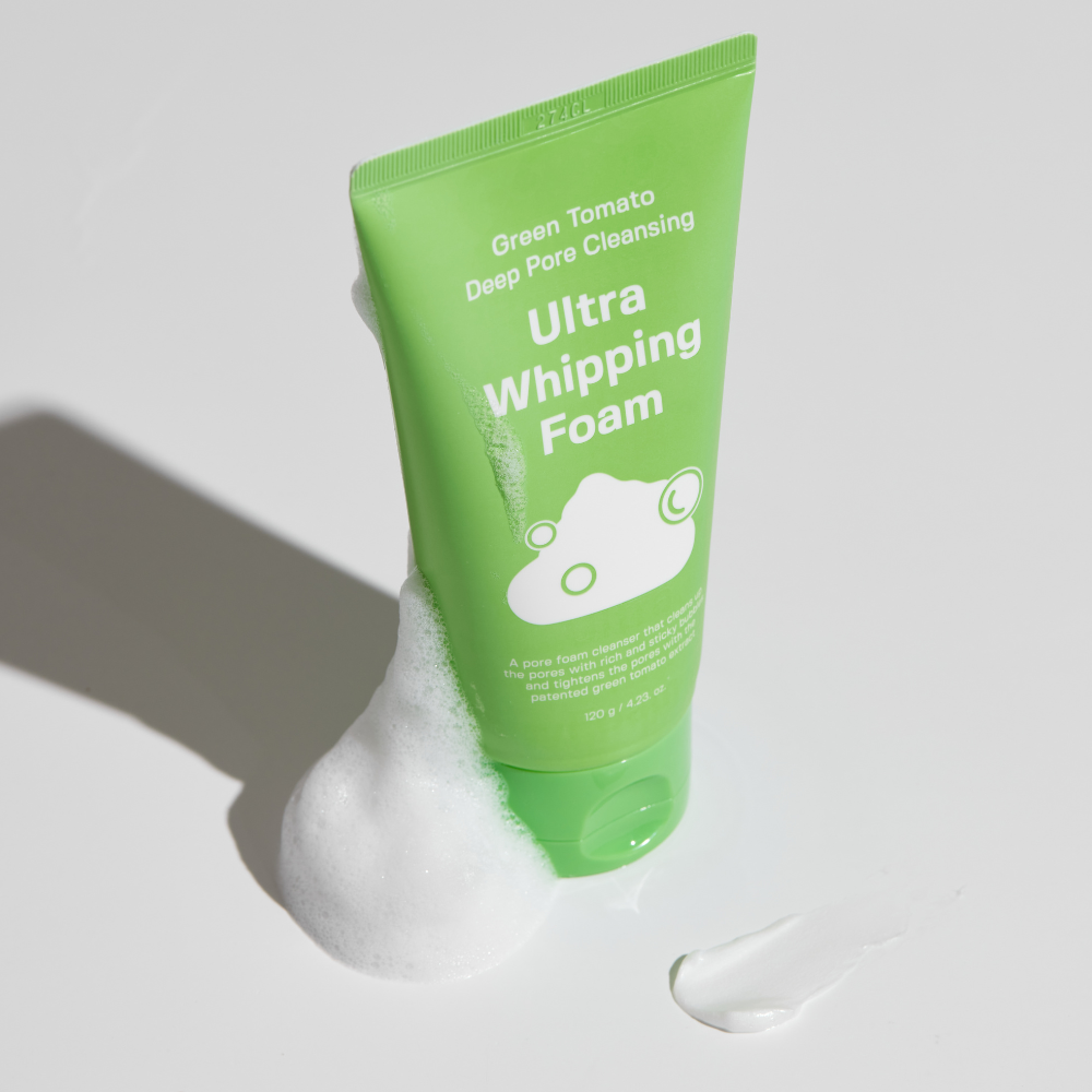 Green Tomato Deep Pore Cleansing Ultra Whipping Foam (120g)