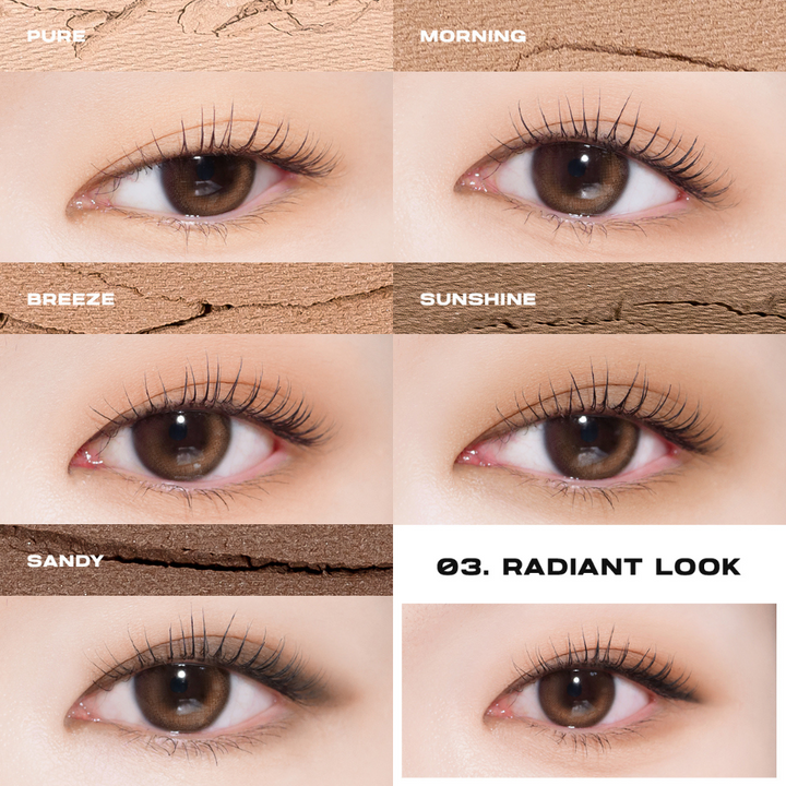 Return To Basic Shadow Palette - #03 Radiant (8g)