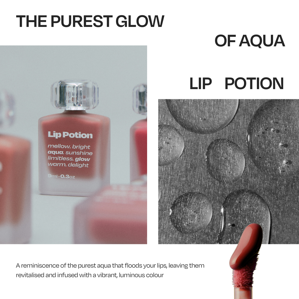 Lip Potion Aqua Glow - 6 Colours (9ml)