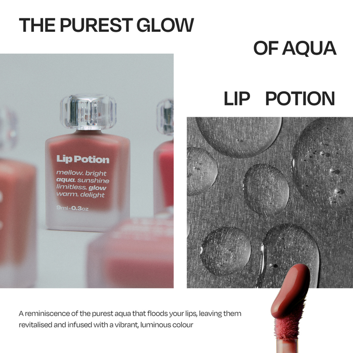 Lip Potion Aqua Glow - 6 Colours (9ml)