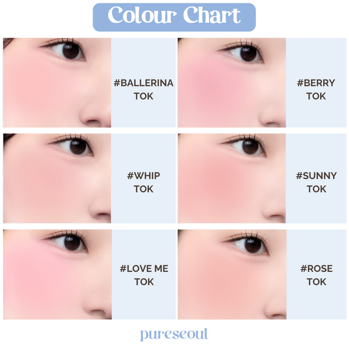Cheek Tok Tok - 6 Colours (5.5ml)