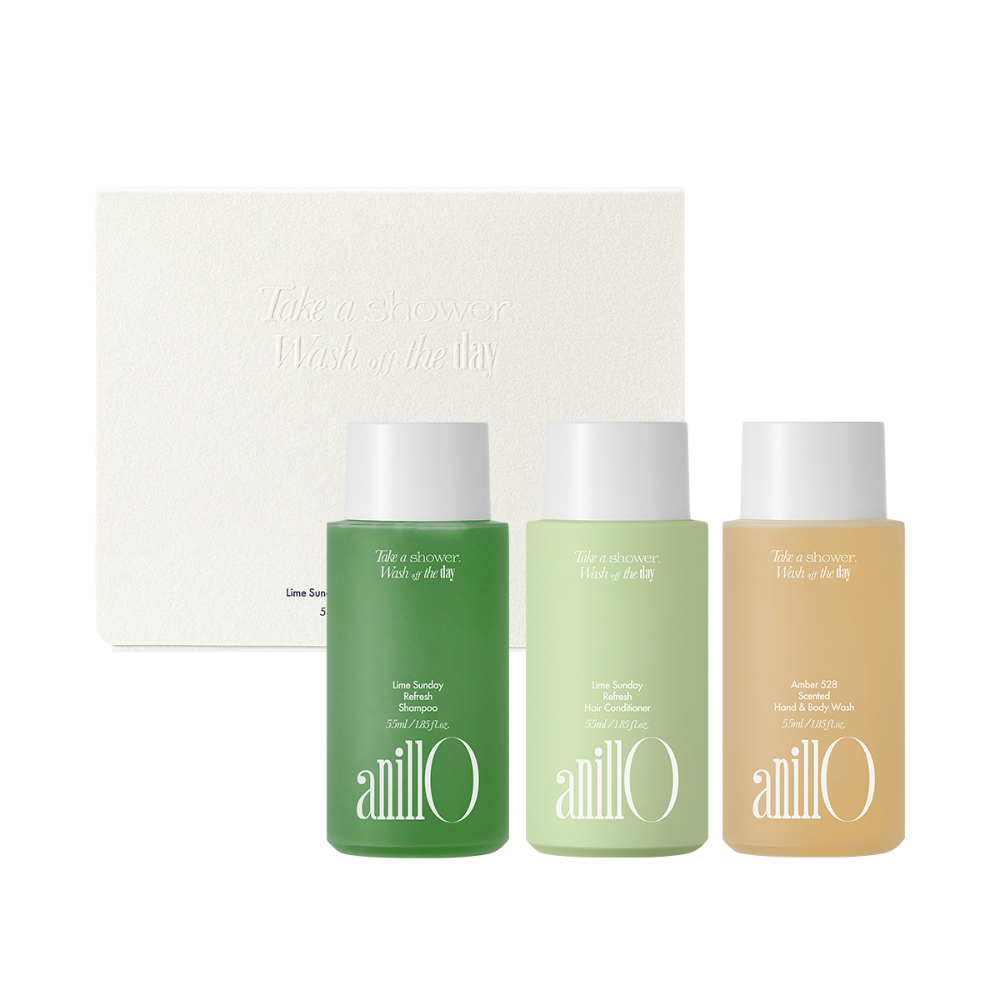 Lime Sunday & Amber528 Travel Shower Kit (3pcs)