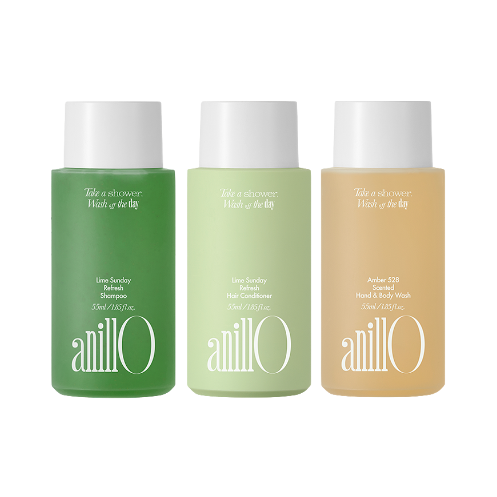 Lime Sunday & Amber528 Travel Shower Kit (3pcs)