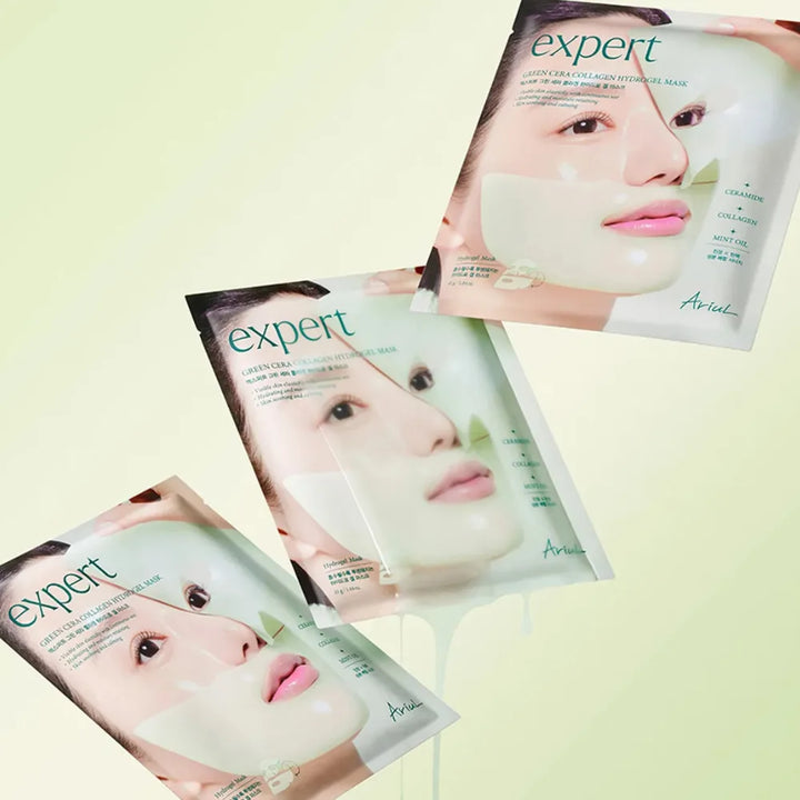 Expert Green Cera Collagen Hydrogel Mask - 1pc