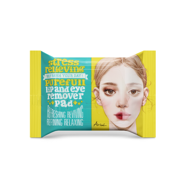 Stress Relieving Purefull Lip And Eye Remover Pad - 30 pads