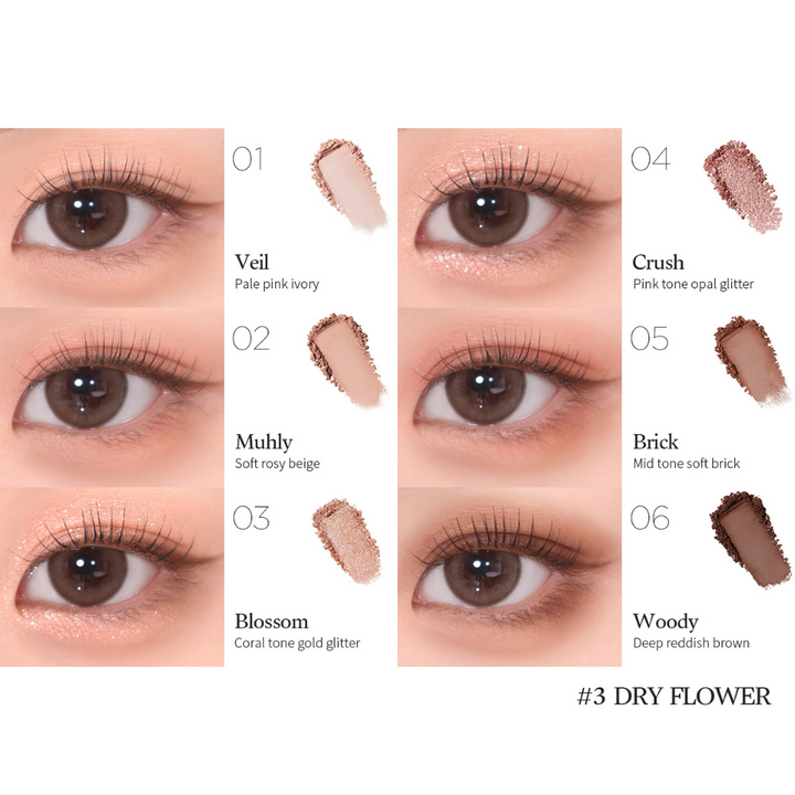 Ready To Wear Eye Palette - #03 Dry Flower (5g)