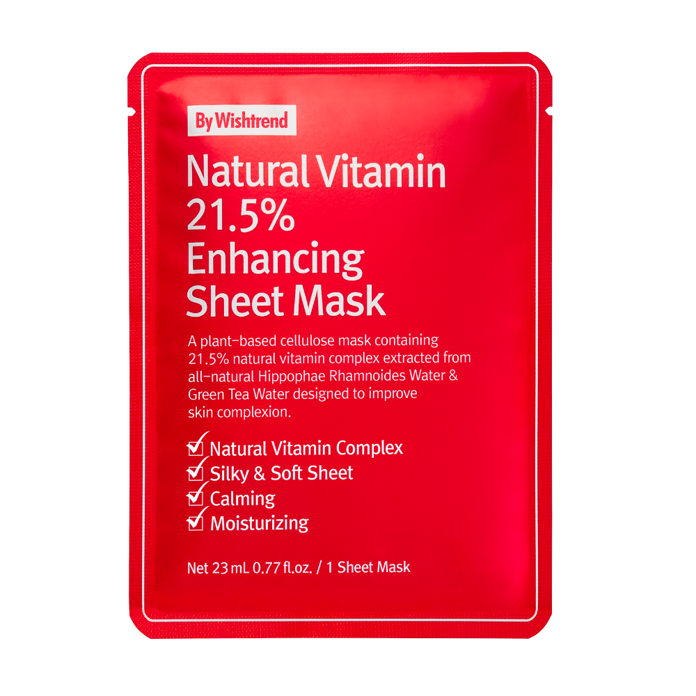 Natural Vitamin 21.5% Enhancing Sheet Mask (23ml)