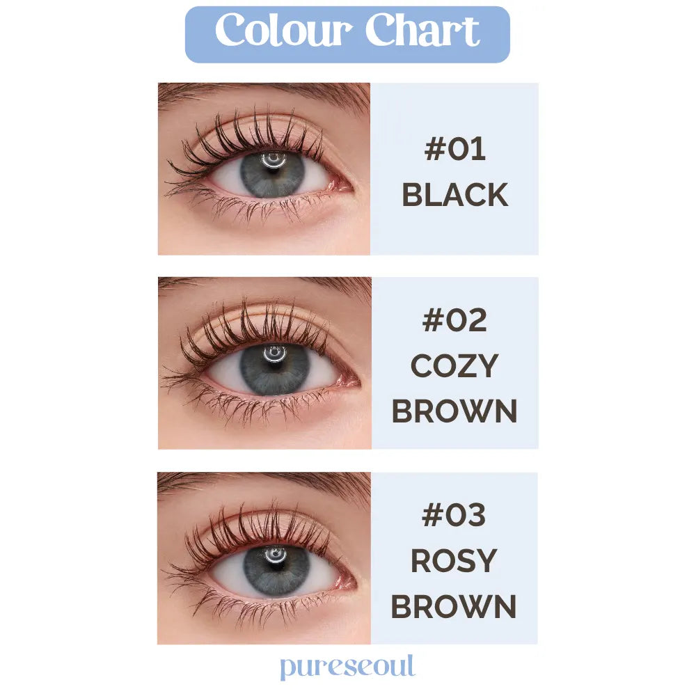 Perfect Setting Mascara Waterproof Long & Curl - 3 Colours (7ml)