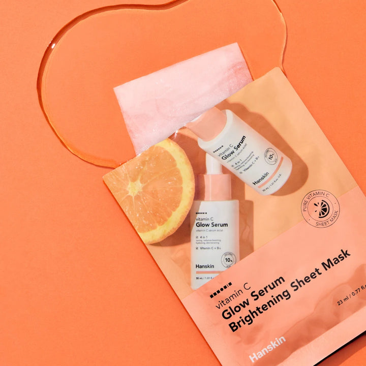 Vitamin C Glow Serum Brightening Sheet Mask - 1pc