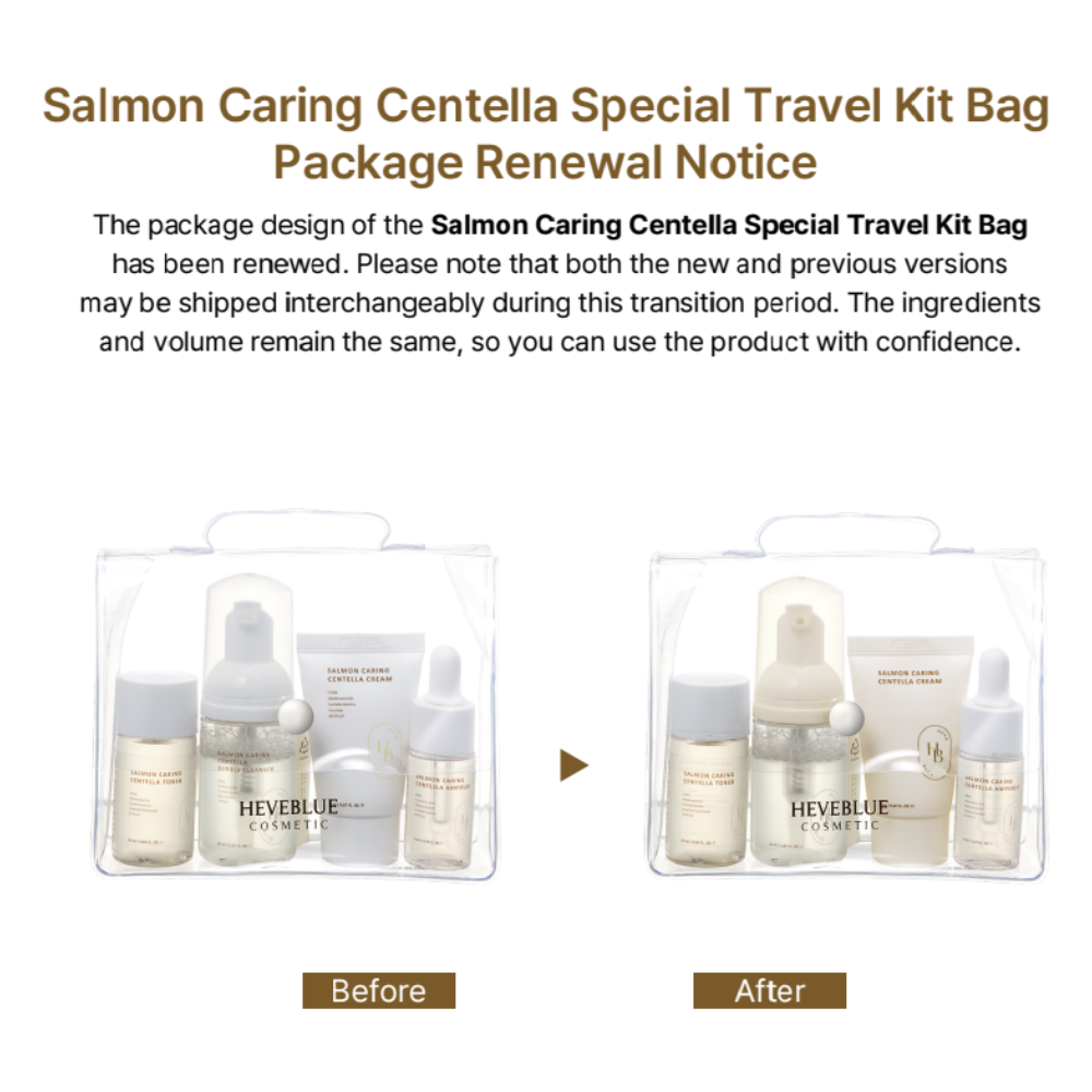 Salmon Caring Centella Special Travel Kit (4pcs)