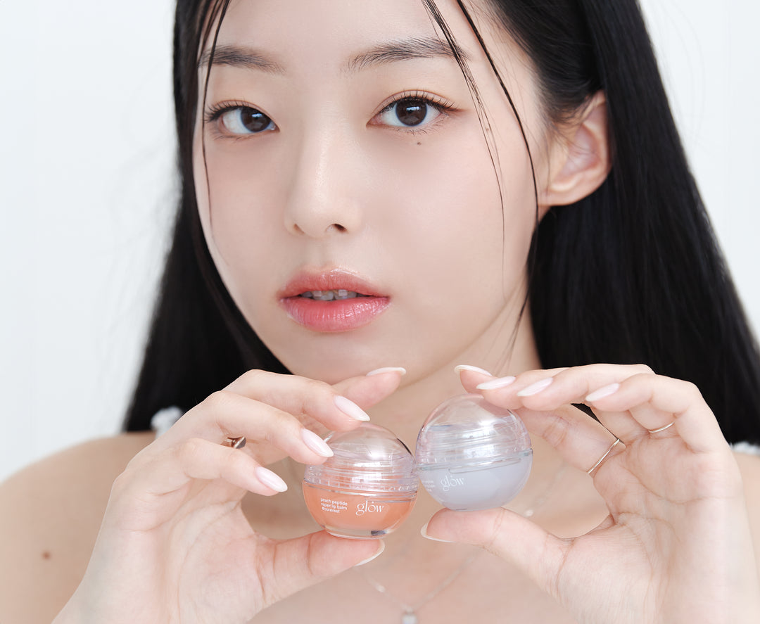 TikTok viral Korean beauty brand glow and their peptide lips balms at PURESEOUL