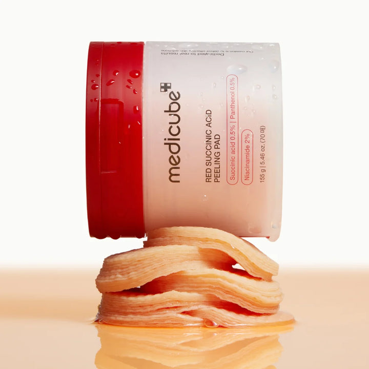Red Succinic Acid Peeling Pad - 70pcs (155g)