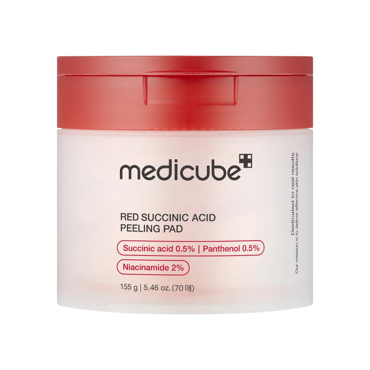 Red Succinic Acid Peeling Pad - 70pcs (155g)