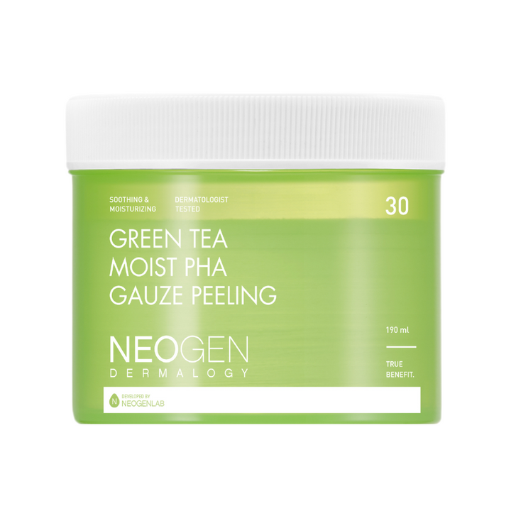 Green Tea Moist PHA Gauze Peeling - 30pcs (190ml)