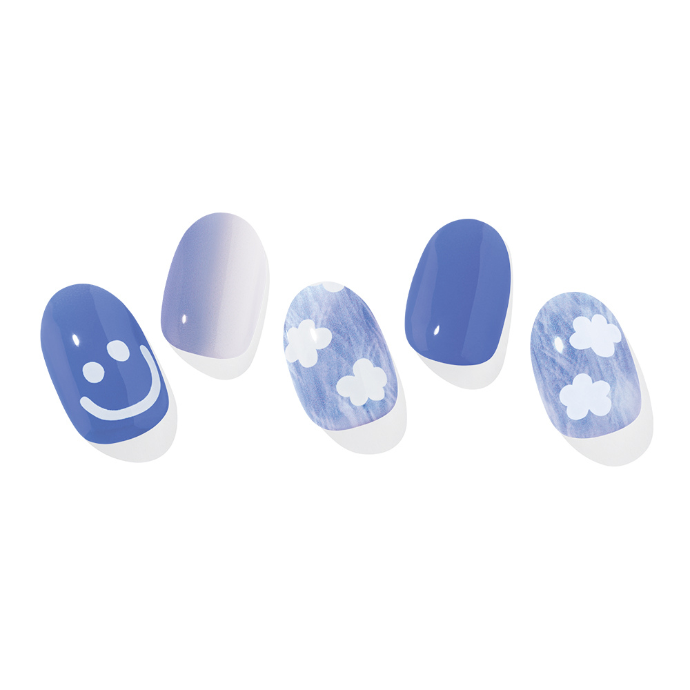 Semi-Cured Gel Nail - N Cotton Cloud (30pcs)