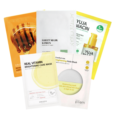 Juicy Vitamin C Sheet Mask Pack (Inc. 5 Masks)