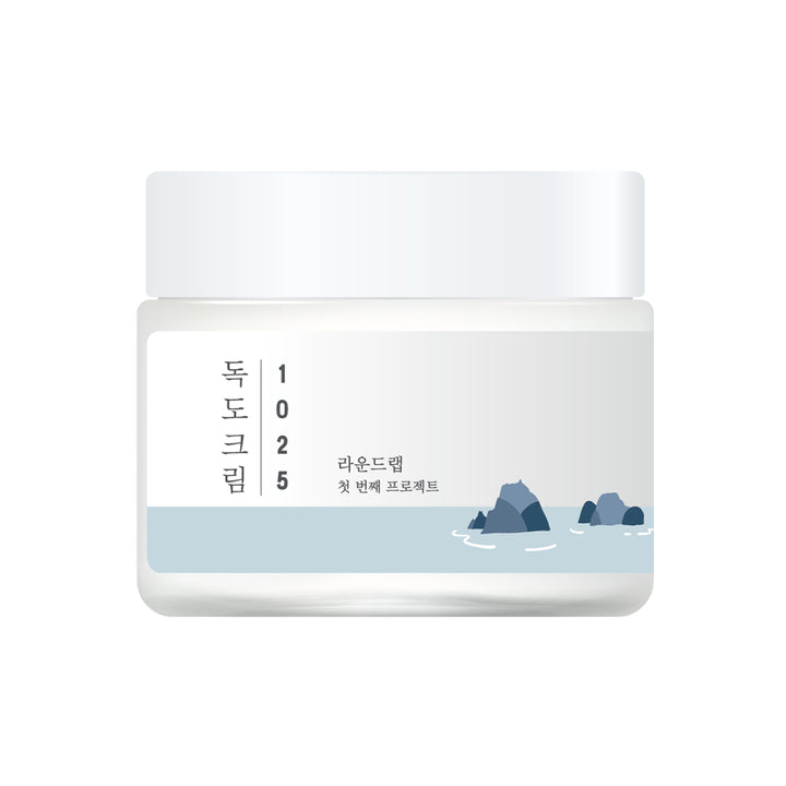 ROUND LAB Korean Beauty Dokdo moisturiser with marine ingredients for dry and sensitive skin