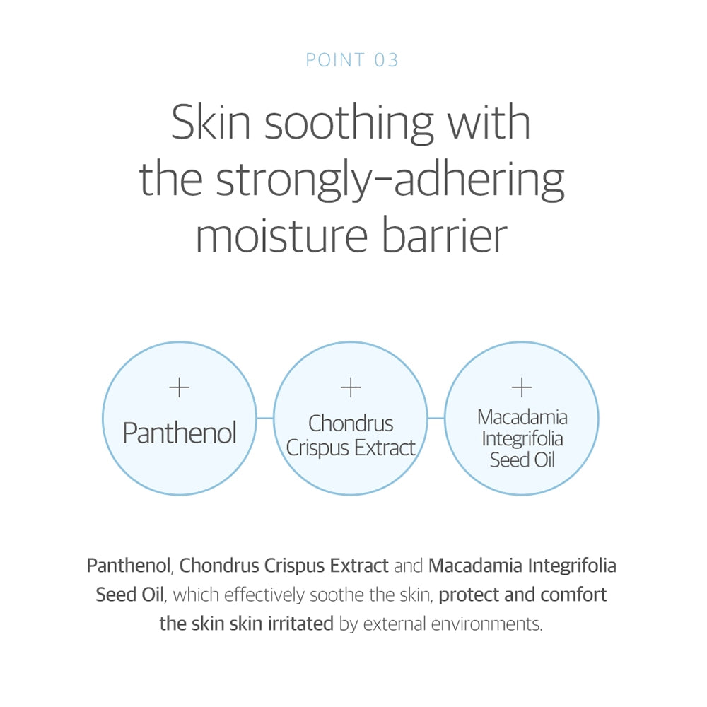 Infographic: Round Lab's korean dokdo lotion soothes sensitive skin with a 3-ingredient complex