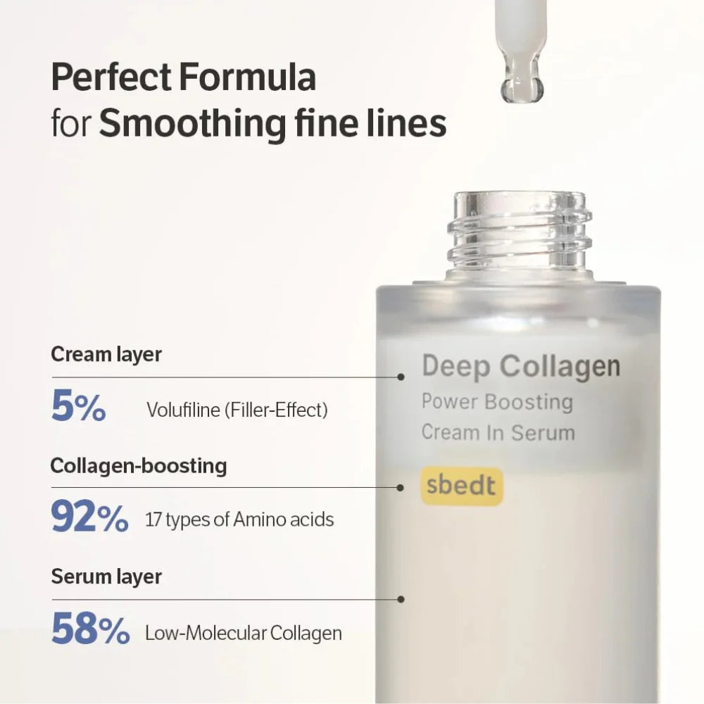 Deep Collagen Power Boosting Cream In Serum (30ml)