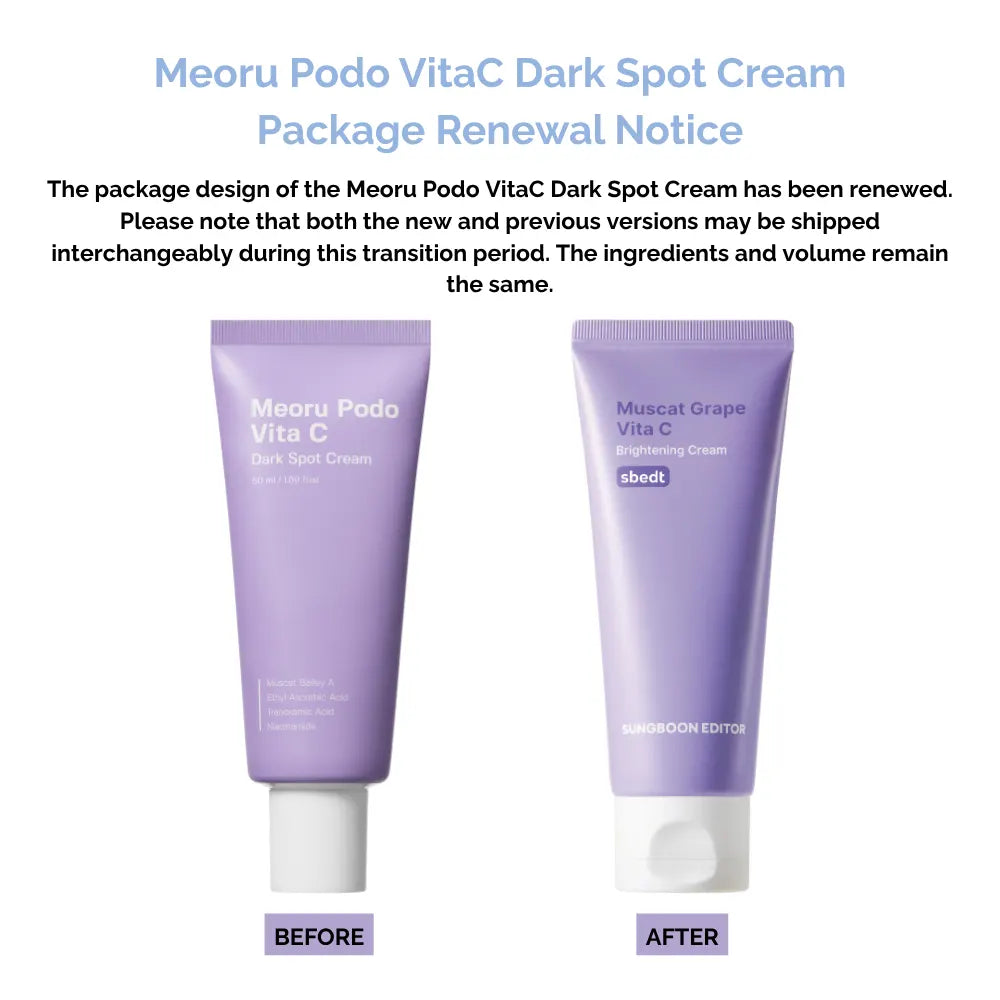 Meoru Podo VitaC Dark Spot Cream (50ml)