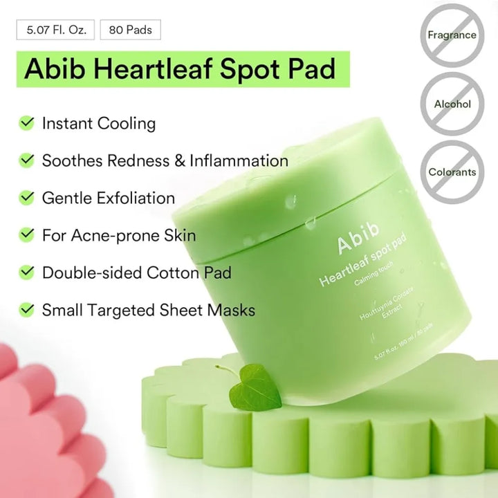 Heartleaf Spot Pad Calming Touch - 80pcs (150ml)