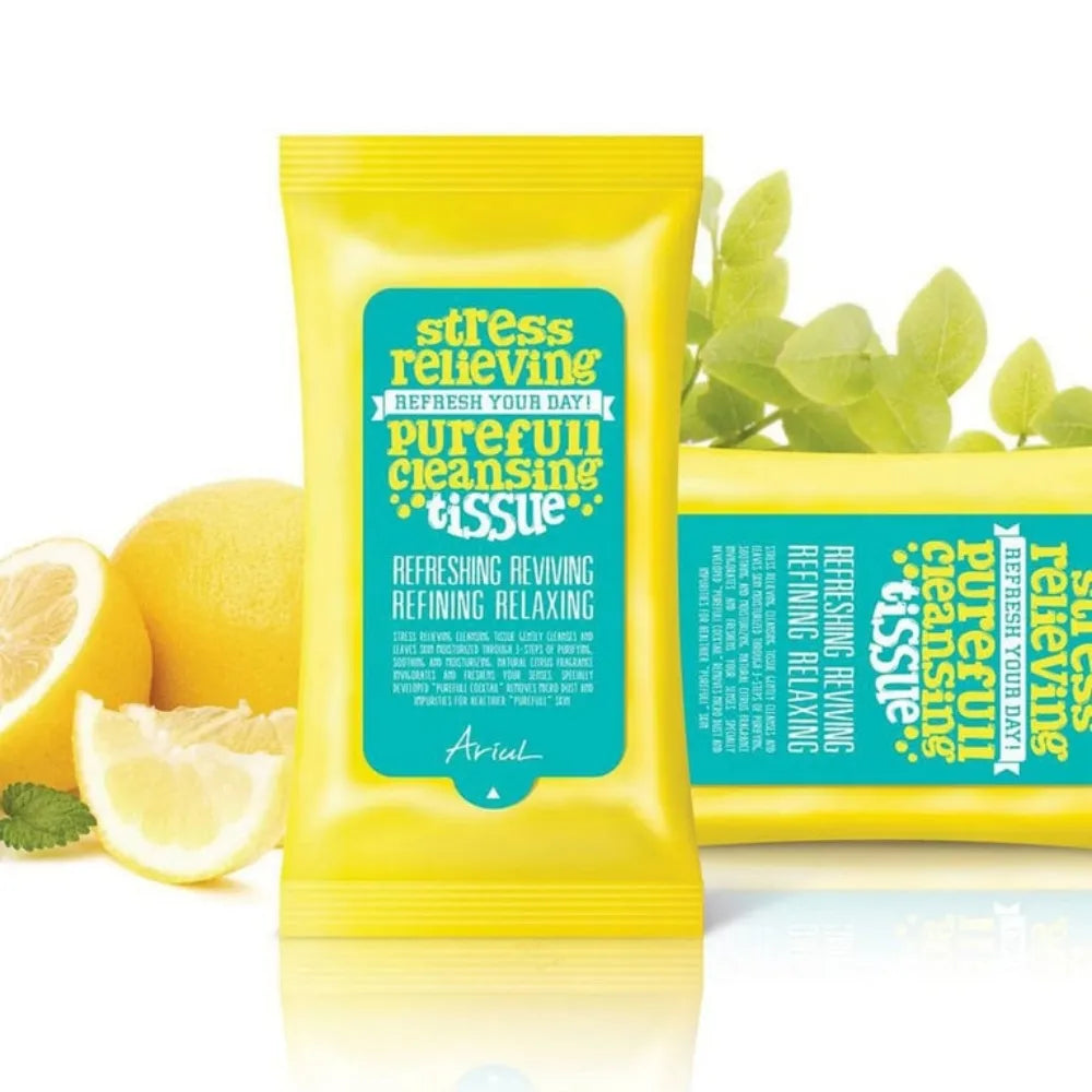 Stress Relieving Purefull Cleansing Tissue - 15pcs