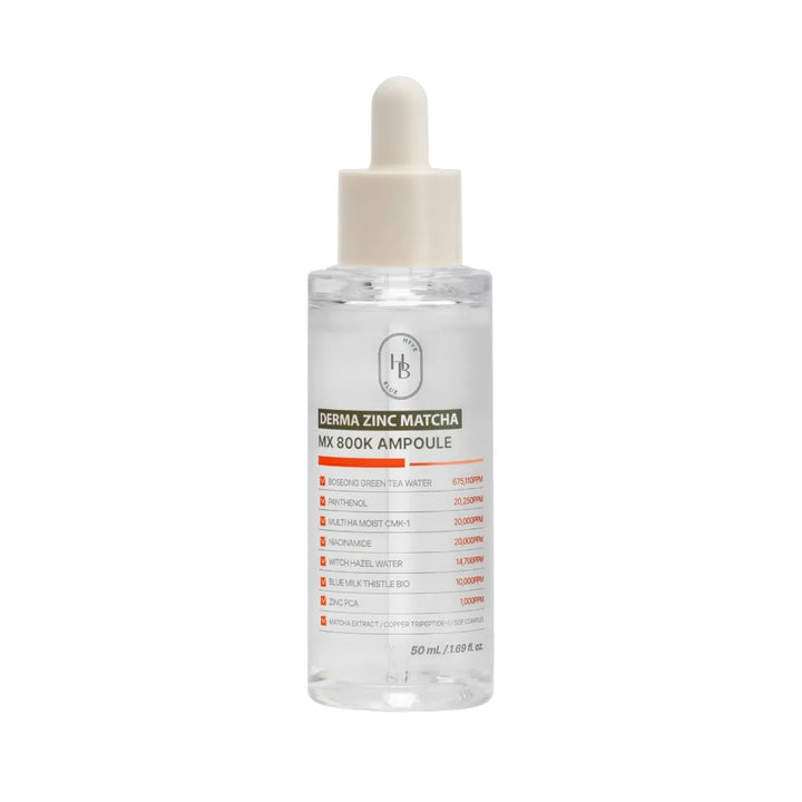 Derma Zinc Matcha MX 800K Ampoule (50ml)
