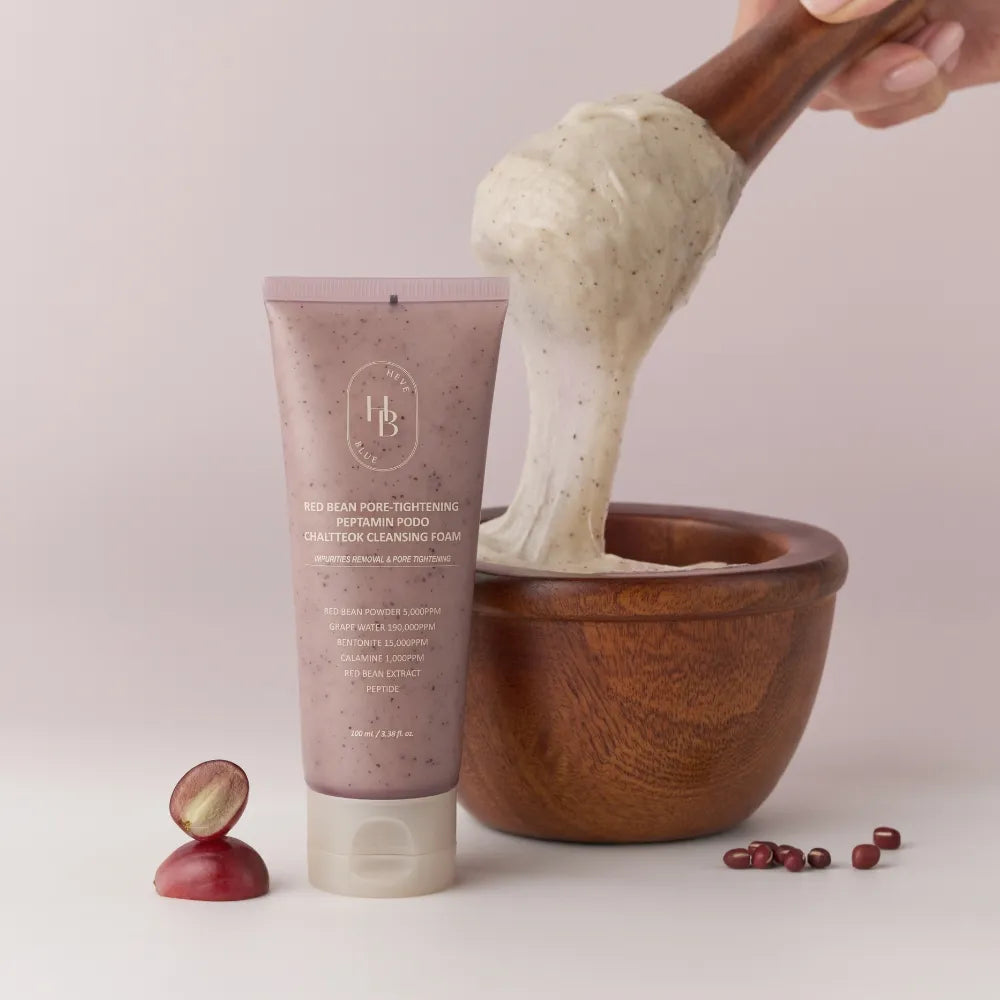 Red Bean Pore-Tightening Peptamin Podo Chal Tteock Cleansing Foam (100ml)