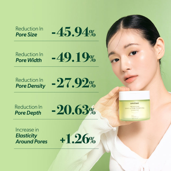 Fresh Lime Dewy & Pore Purifying Toner Pad - 70 Pads (160ml)