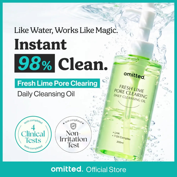 Fresh Lime Pore Clearing Daily Cleansing Oil (200ml)