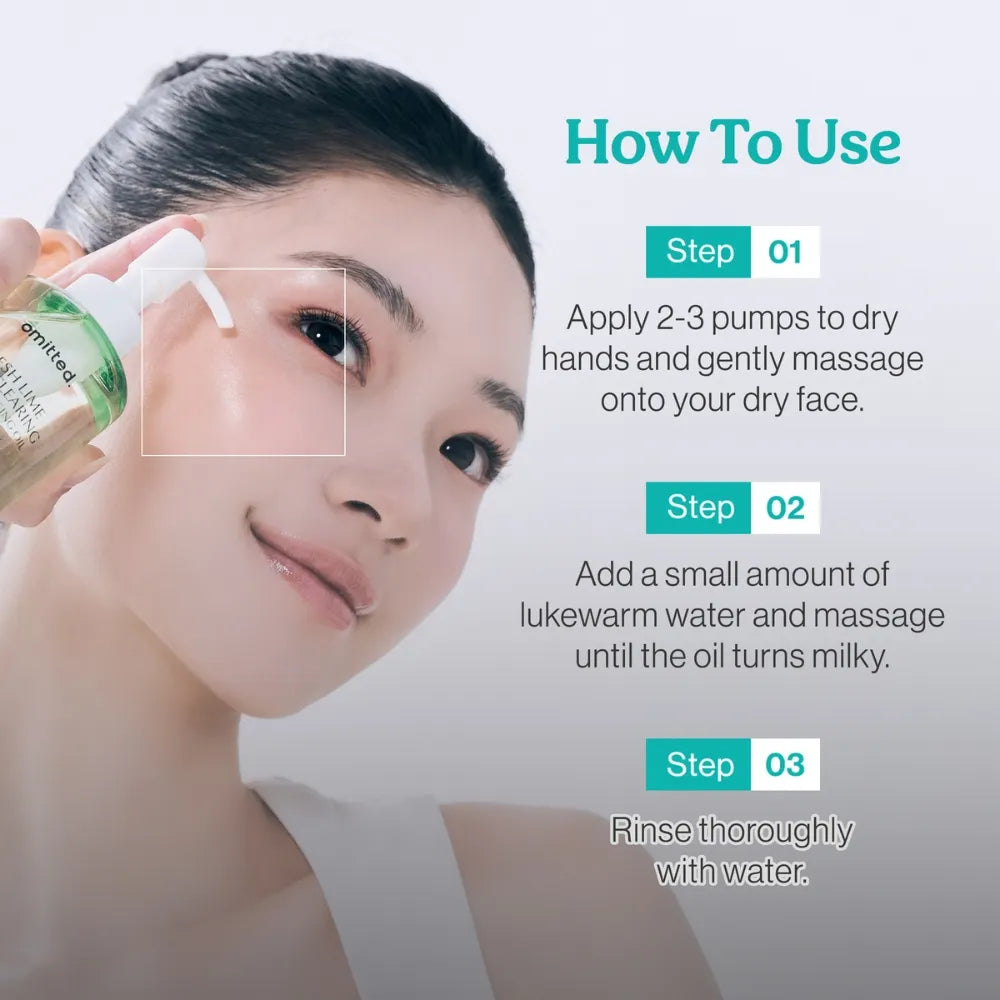 Fresh Lime Pore Clearing Daily Cleansing Oil (200ml)