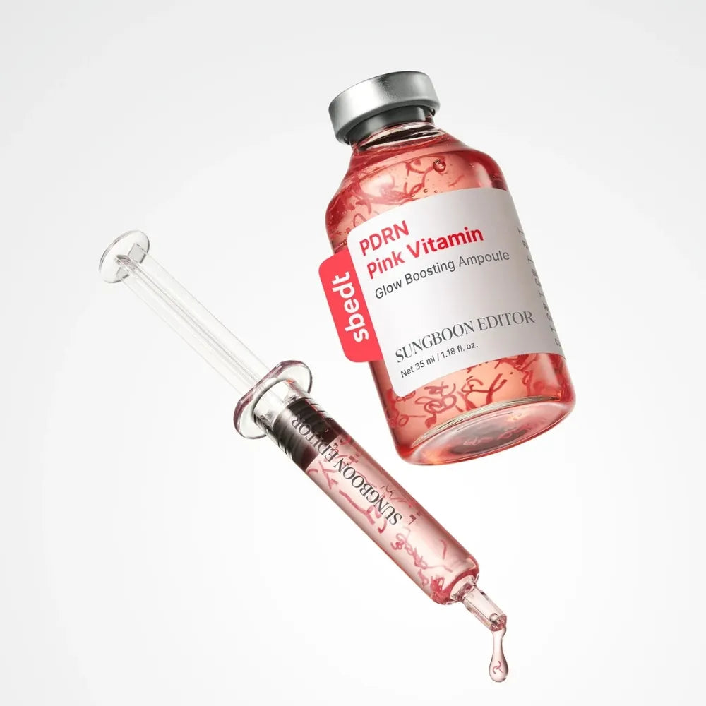 PDRN Pink Vitamin Glow Boosting Ampoule (40ml)
