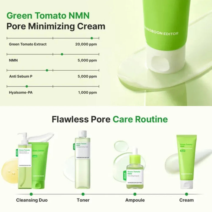 Green Tomato NMN Pore Minimizing Cream (50ml)