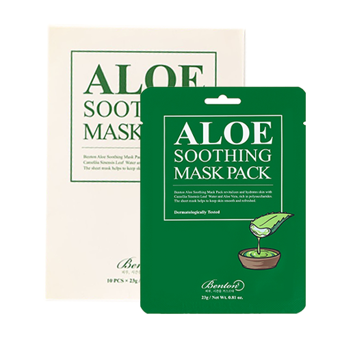 Aloe Soothing Mask Pack - 10pcs Box