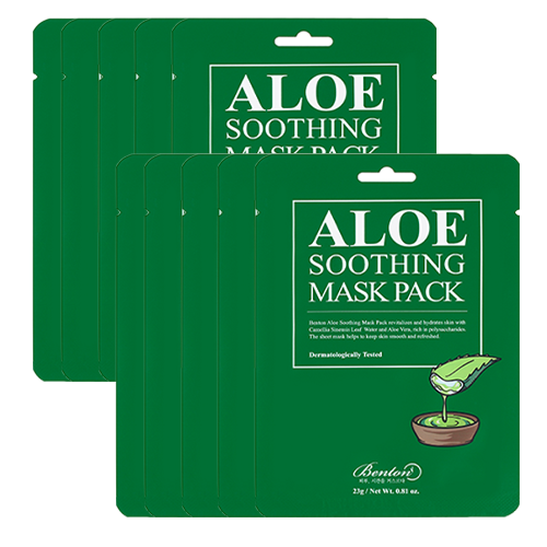 Aloe Soothing Mask Pack - 10pcs Box