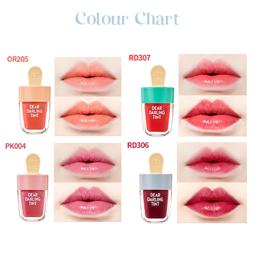 ETUDE HOUSE Dear Darling Water Gel Tint - Ice Cream Edition - 6 Colours  (4.5g) – PURESEOUL