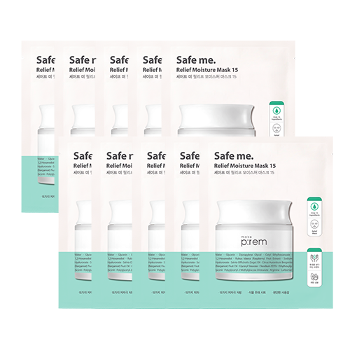 Safe me. Relief Moisture Mask 15 - 10pcs Box