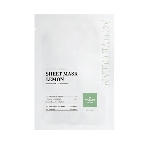 Active Clean Sheet Mask - Lemon (1pcs)