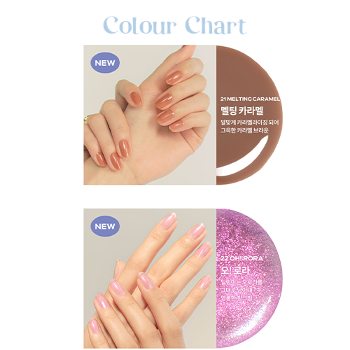 Mood Pebble Nail, Muteral Nude Series - 4 Colours (7g)