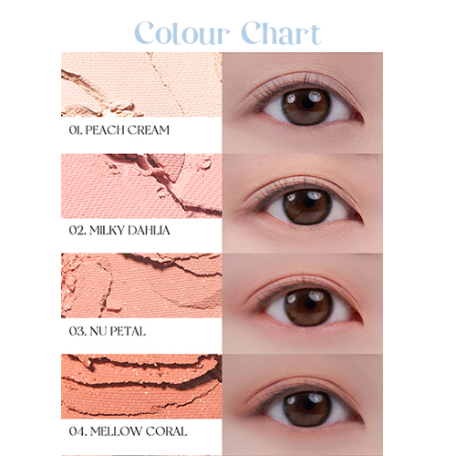 ROM&ND NEW Better Than Palette 08 Peach Dahlia Garden (7.5g) PURESEOUL