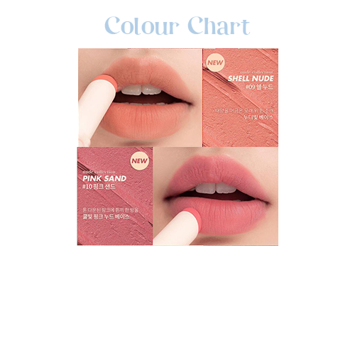 Zero Matte Lipstick Shell Nude Series 5 Colours 3g