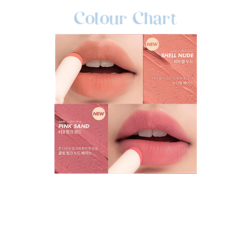 Zero Matte Lipstick, Shell Nude Series - 5 Colours (3g)