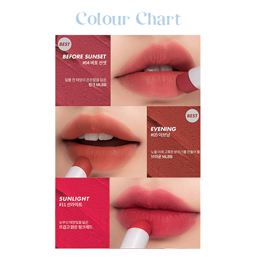 Zero Matte Lipstick - 15 Colours (3g)